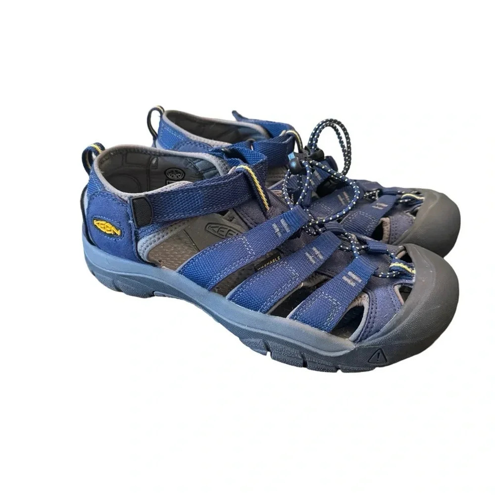 Keen Kids Newport H2 Naval Academy/Keen Yellow Sandals